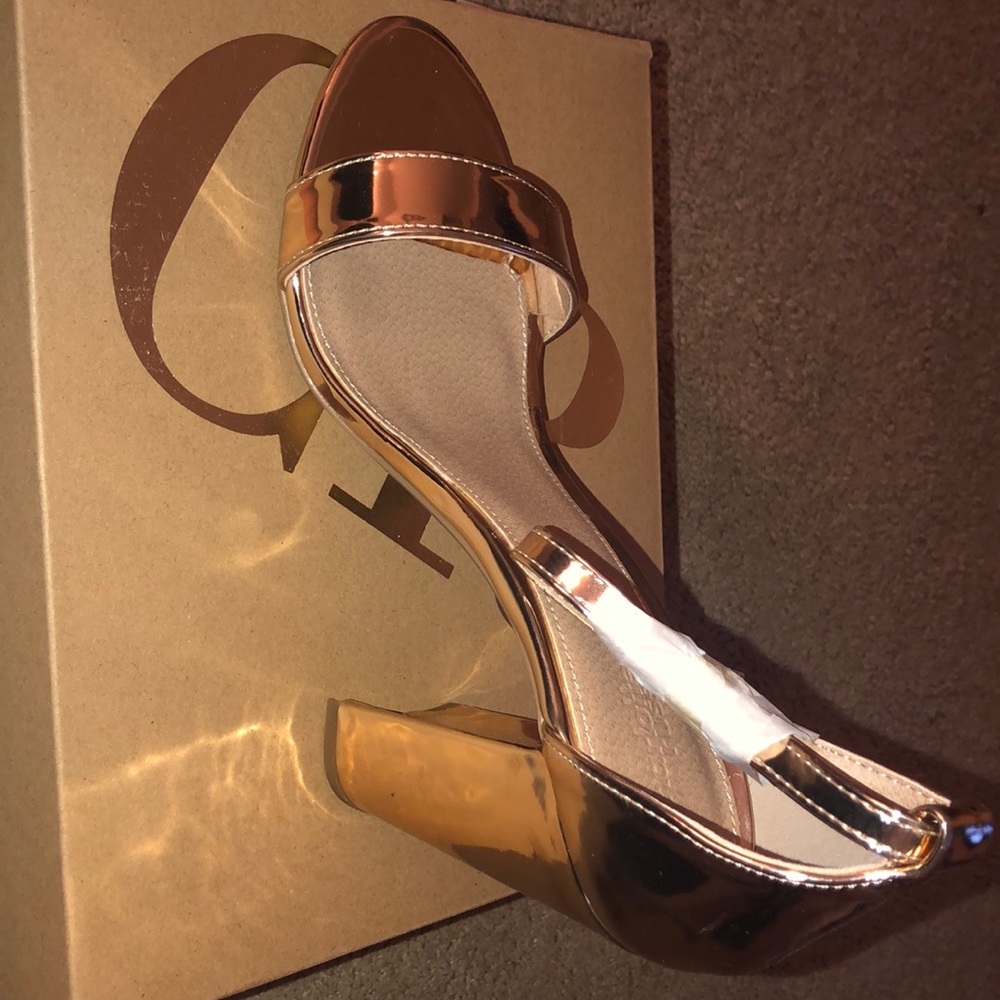 Charlotte Russe Rose Gold Heels